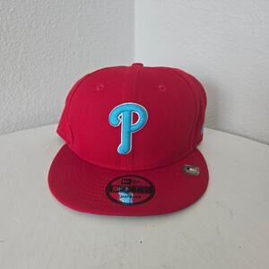New Era NWT Philadelphia Phillies Red 2023 Father's Day 9FIFTY Snapback Hat